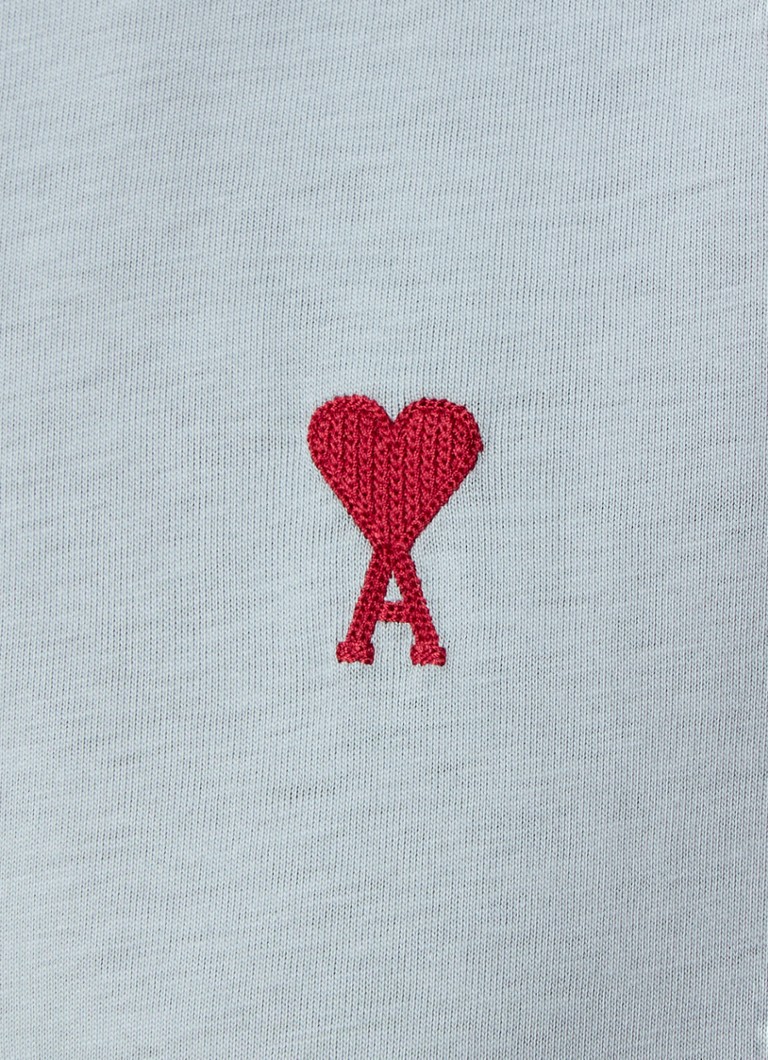 Tricou AMI Paris din bumbac organic cu logo