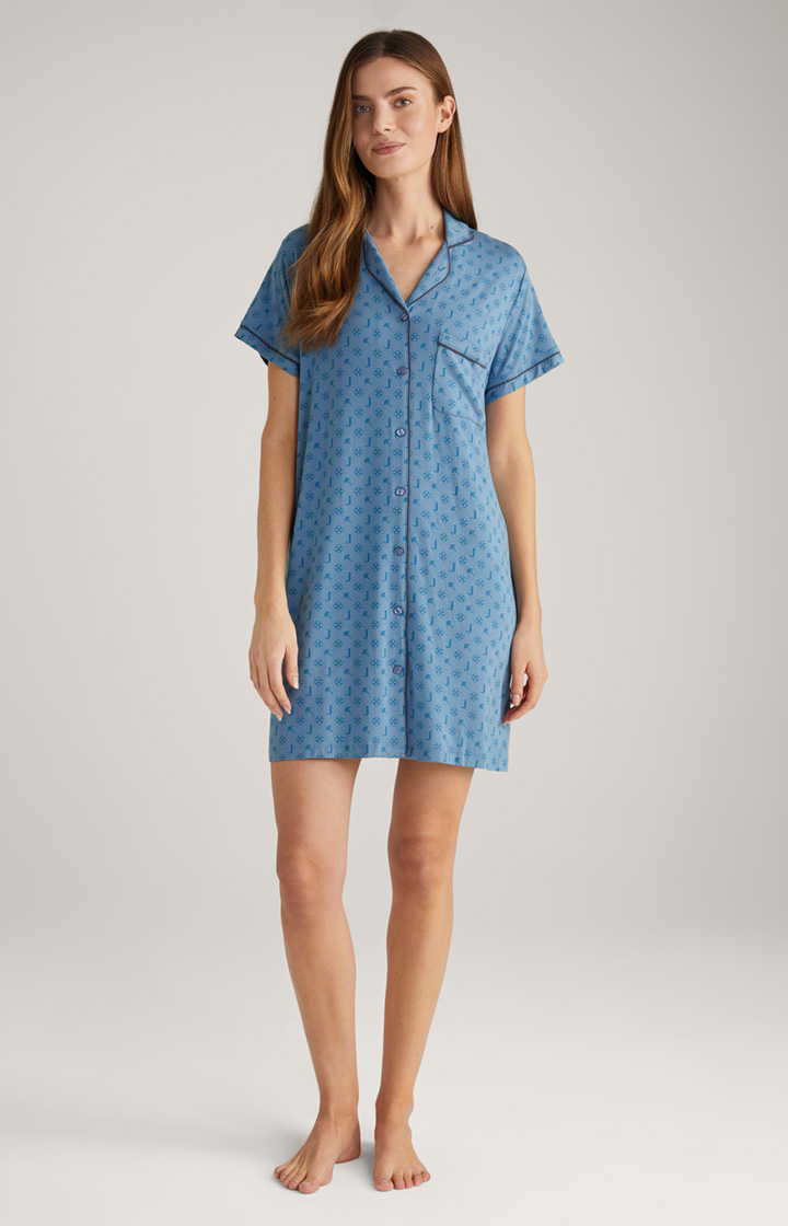 Loungewear Longshirt in Ocean Blue