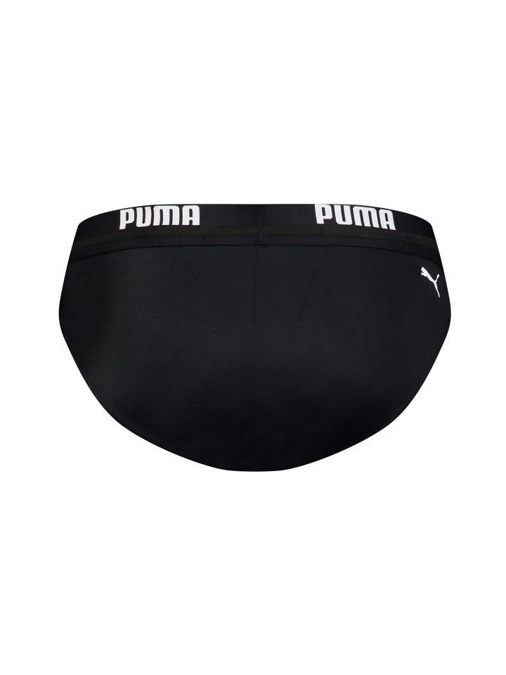 Puma Badehose PUMA SWIM MEN LOGO SWIM BRIEF  in Black günstig kaufen