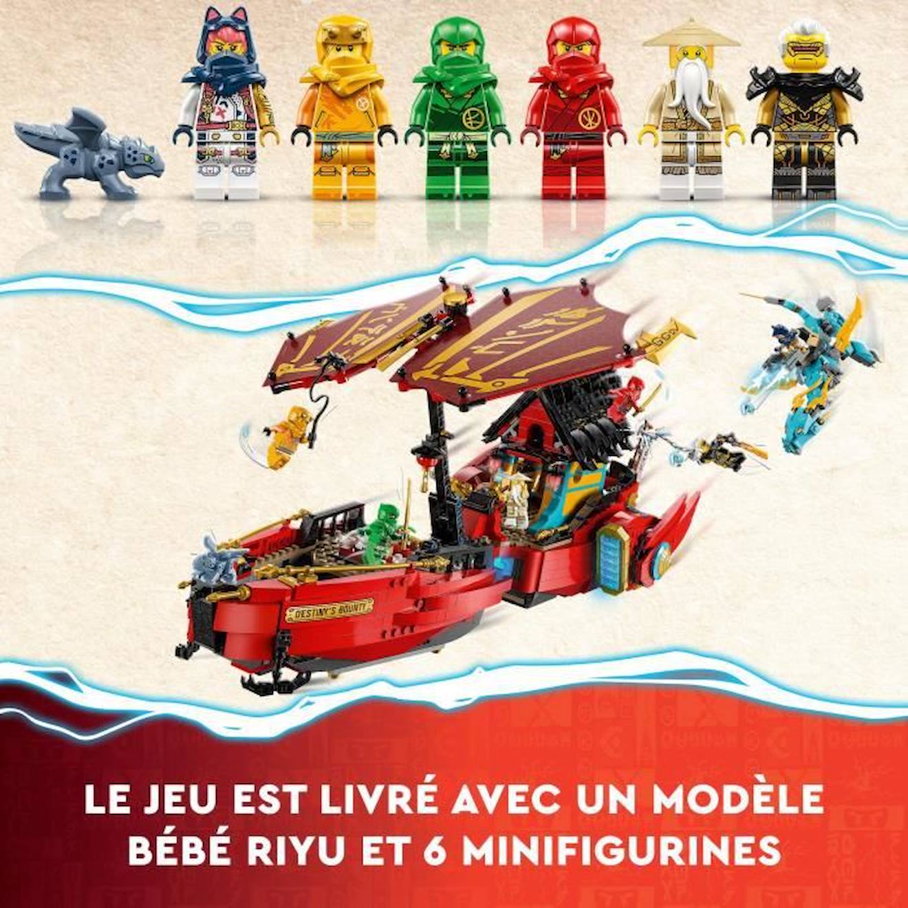 LEGO® NINJAGO 71797 Le QG des Ninjas