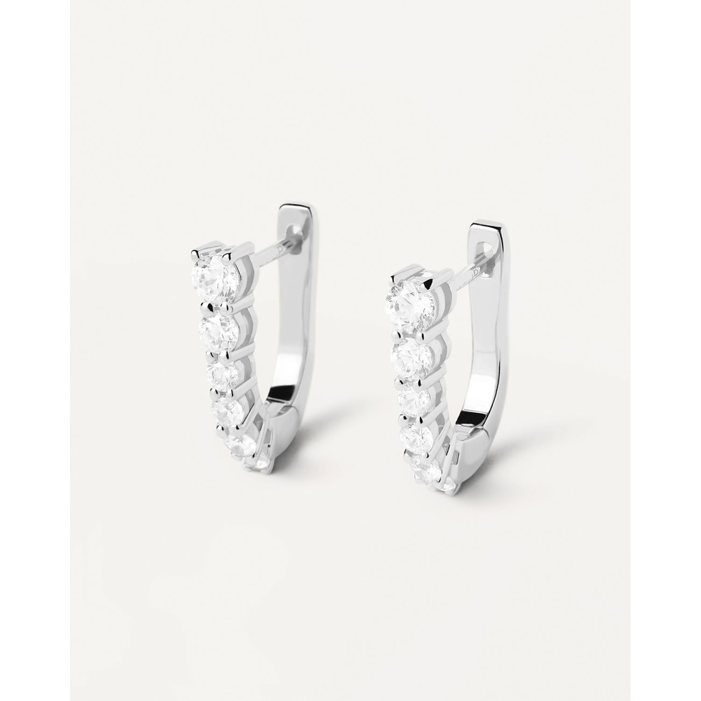 P D Paola Boucles d'oreilles 925 Argent Boucles d'oreilles