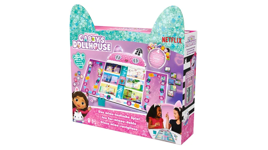 Spin Master Games Gabby‘s Dollhouse Miau-tastisches Spiel