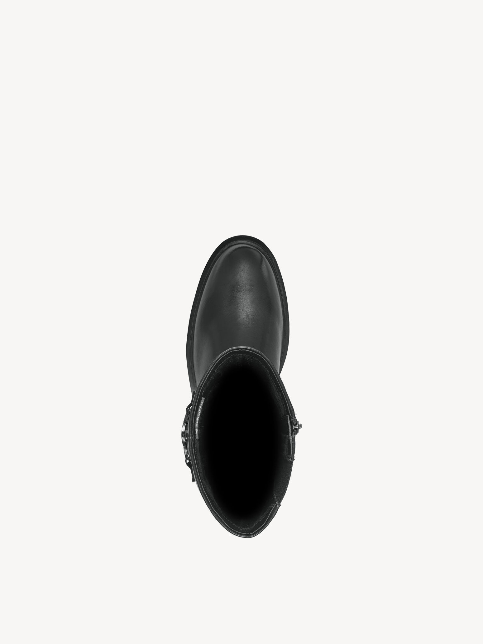 Bottes en cuir - noir