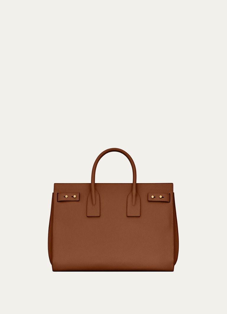 Geantă Saint Laurent Supple Sac De Jour din piele de vițel de dimensiuni medii.