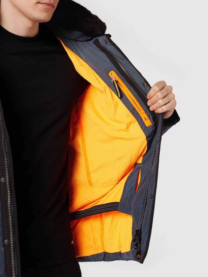 Funktionsjacke mit abnehmbarer Kapuze Modell 'MARVELLOUS' in blau