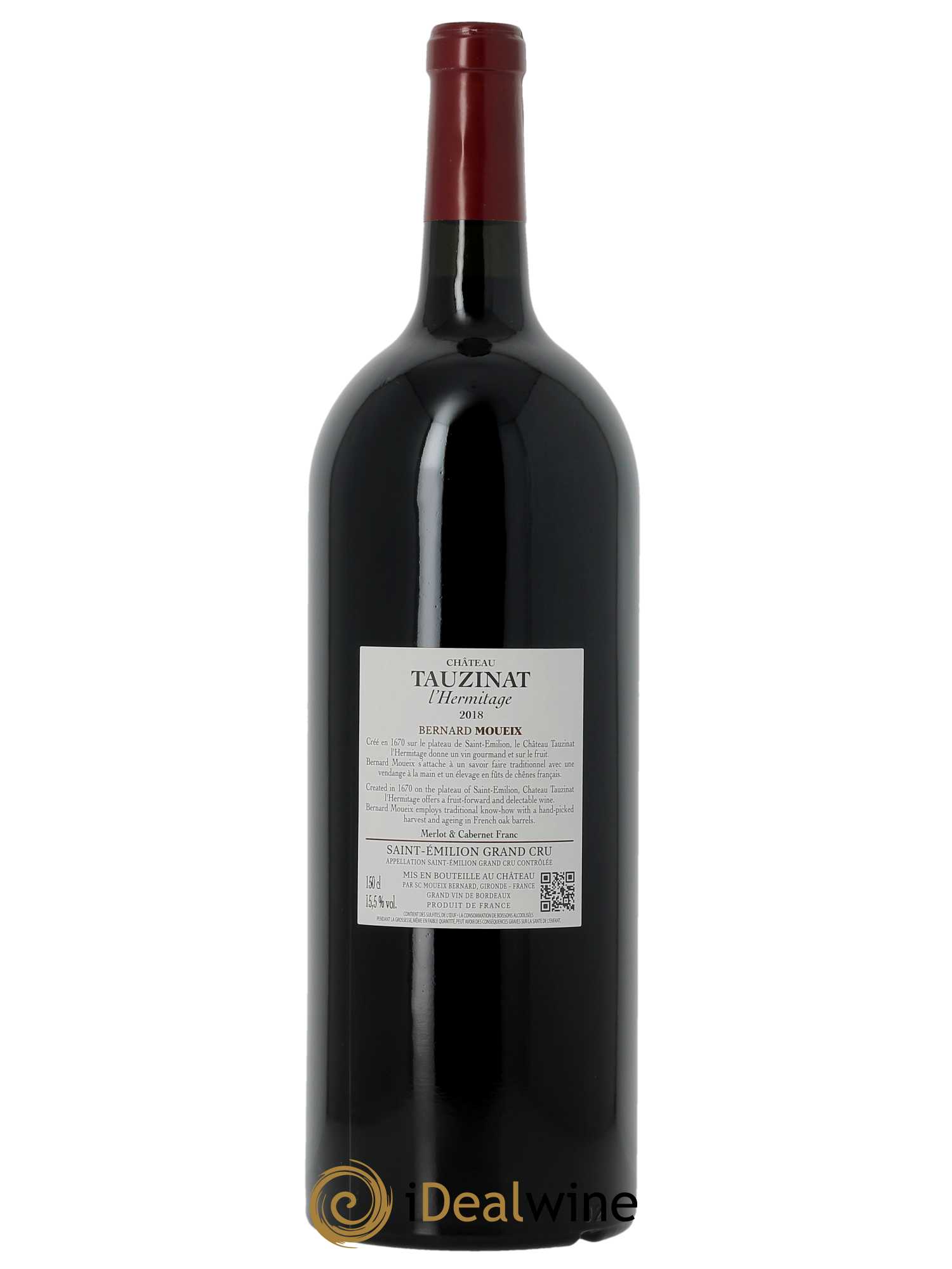 Château Tauzinat-l'Hermitage  2018 - Lot de 1 Magnum