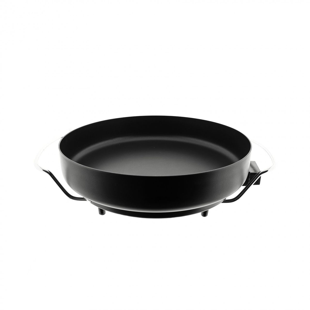 COFI 1453 Elektrische Multifunktionspfanne Pizzapfanne Grillpfanne Bratpfanne 40x15 cm Schwarz