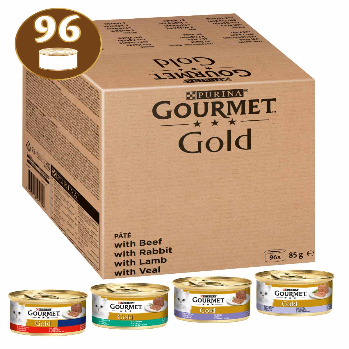 GOURMET Gold Feine Pastete Mixpaket 96x85g kaufen