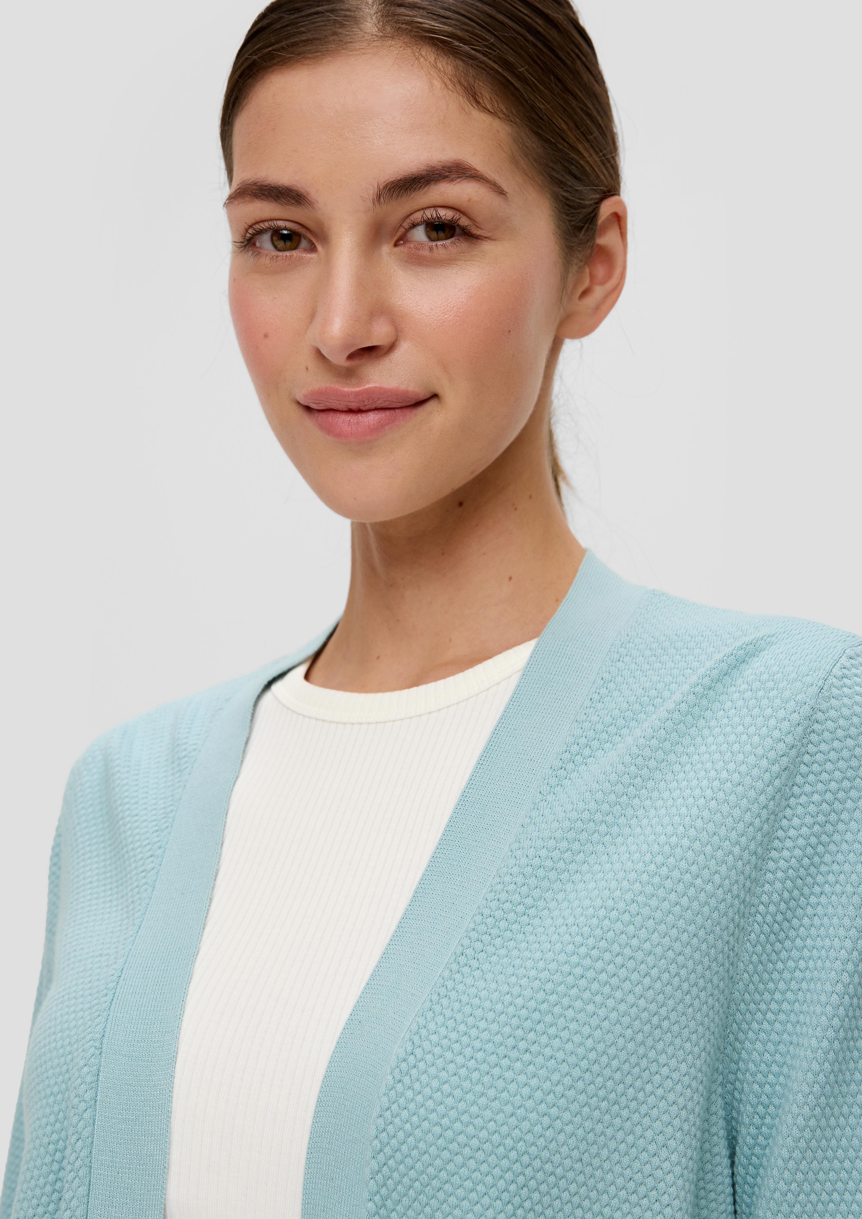 Strickjacke aus Viskosemix  2140706-6103