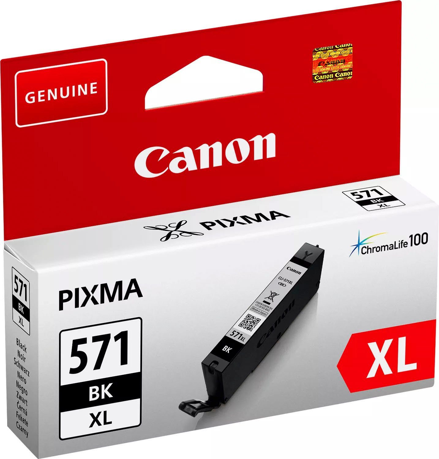 Canon CLI-571XL BK Tintenpatrone (original Druckerpatrone 571 schwarz XL)