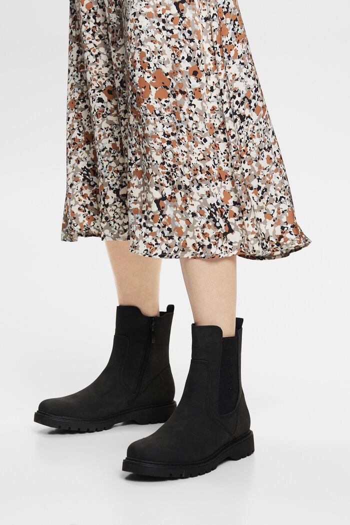 Stiefel in Leder-Optik