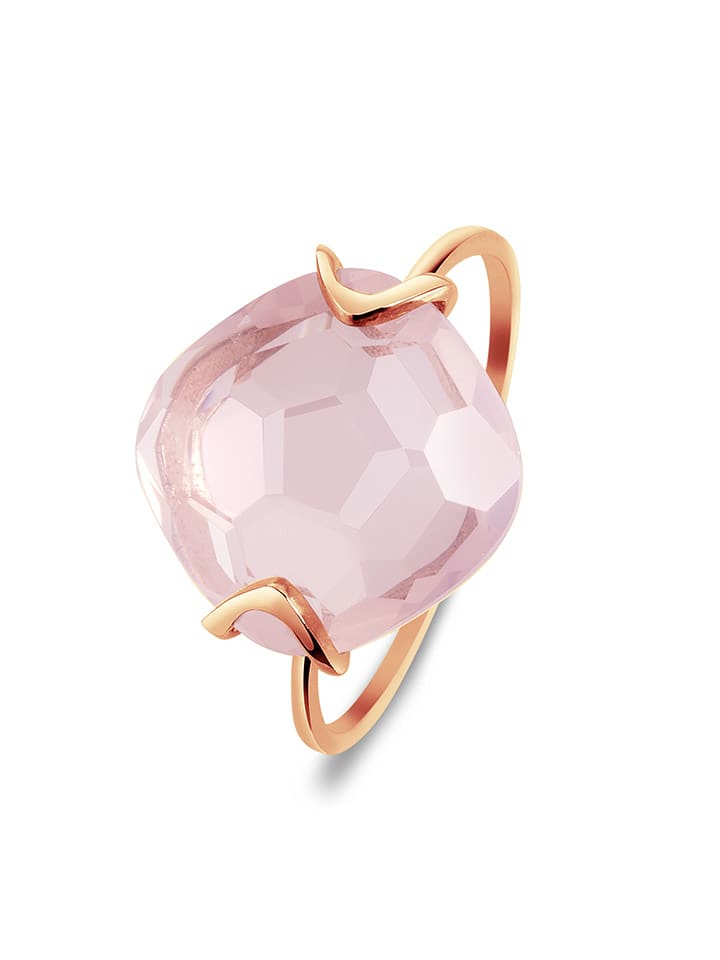 Les Petites Précieuses Rosévergold. Ring mit Edelstein günstig kaufen