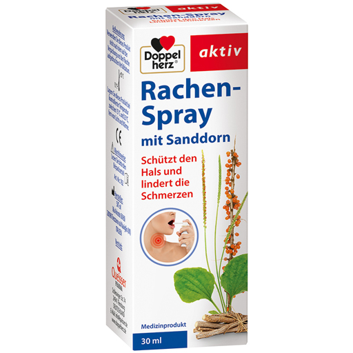 DOPPELHERZ Rachen-Spray mit Sanddorn  30 ml  Spray