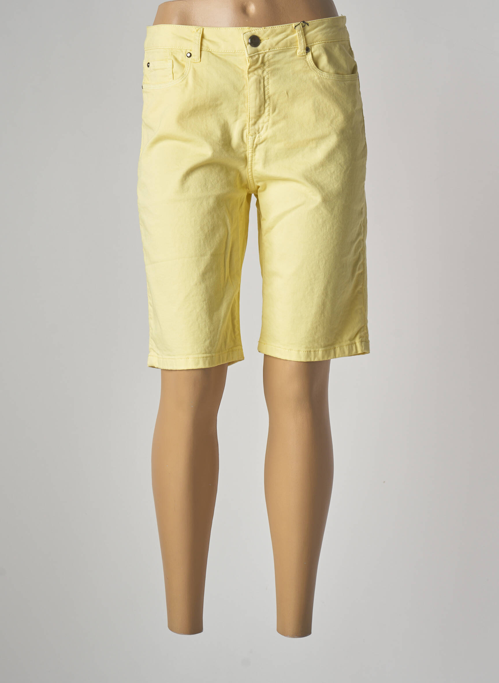 Emma   Rock Bermudas Femme couleur jaune