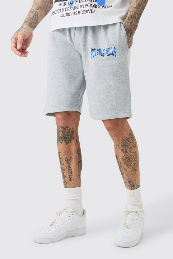 Tall lockere Jersey-Shorts