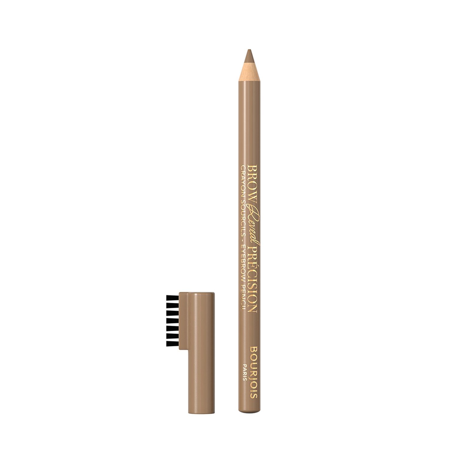 Bourjois Brow Reveal Précision Crayon Sourcils à Pointe Fine + Brosse Intégrée