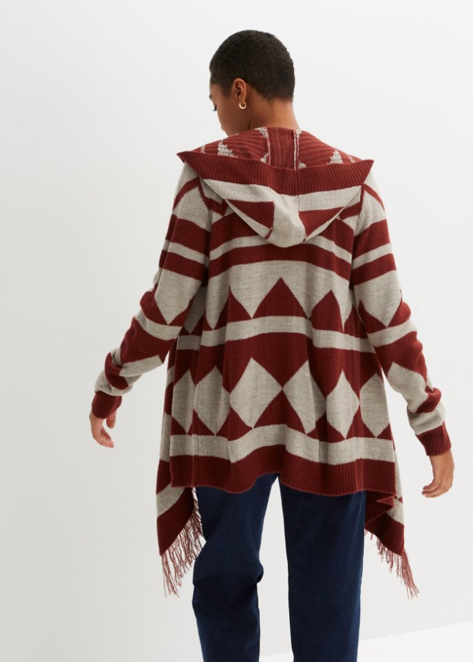 Strickjacke mit Muster
