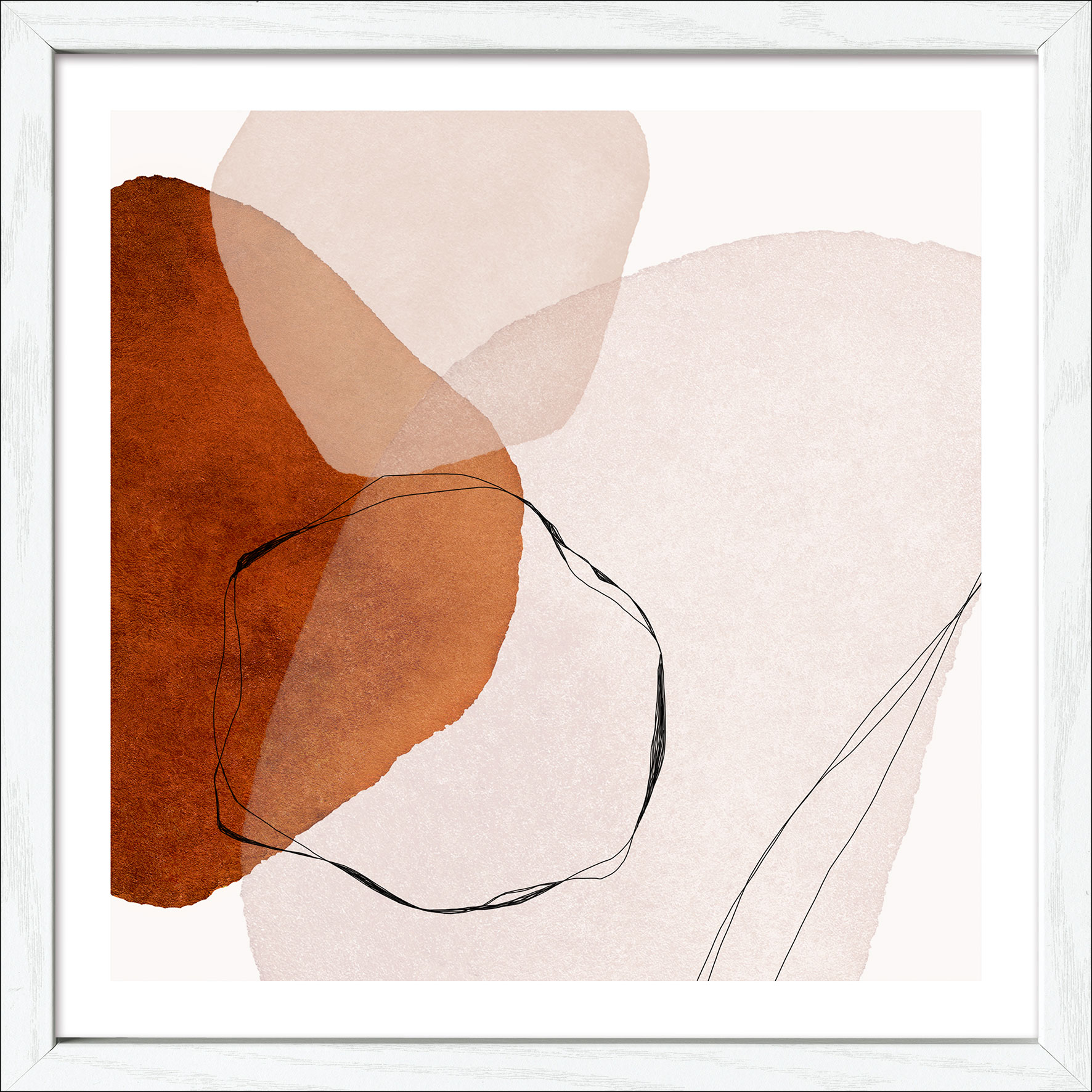 Pro ArtKunstdruck gerahmt 28x28cm