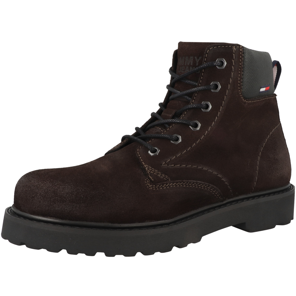 Tommy Hilfiger Tommy Jeans Bran Short Lace Up Nylon Collar Schnürboots braun
