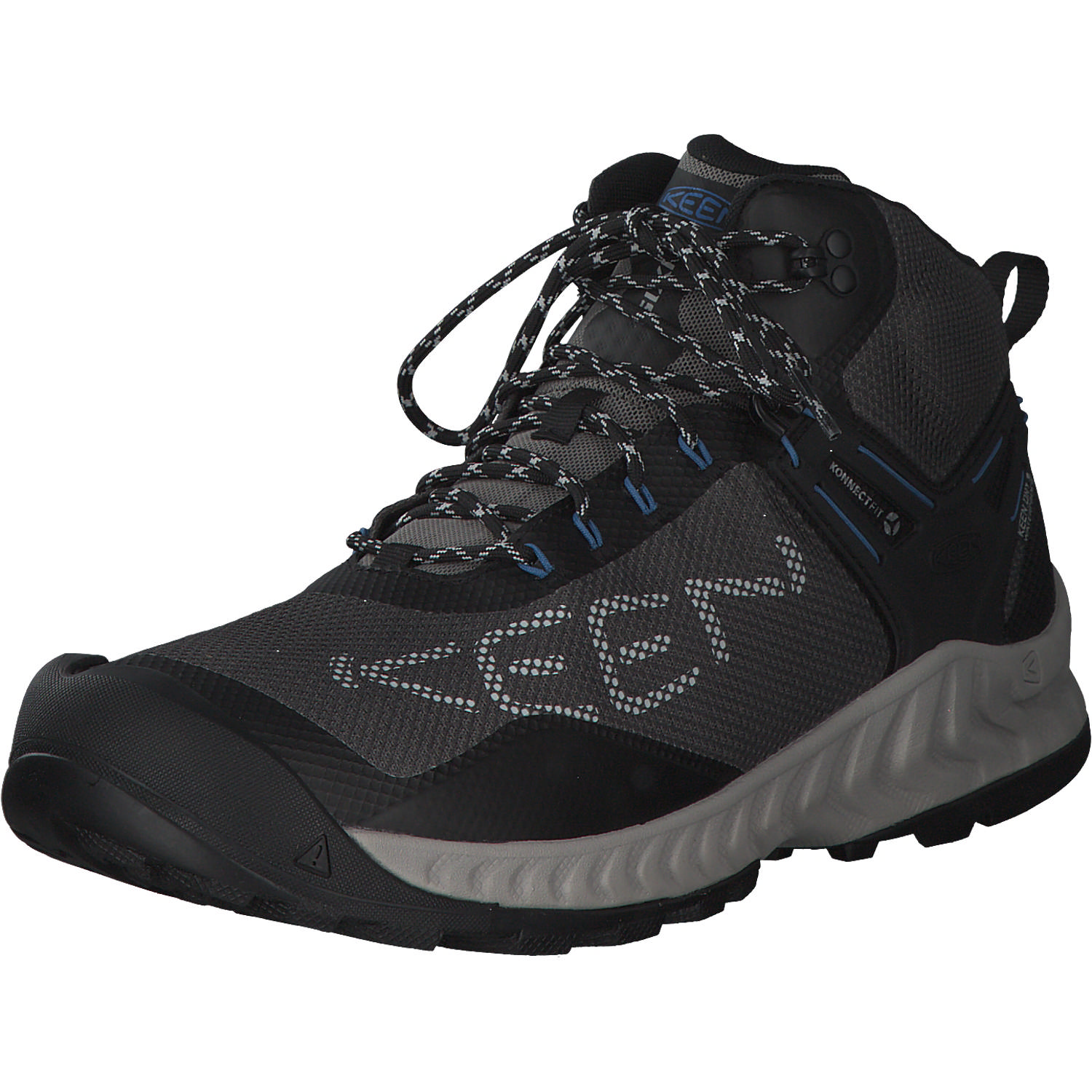 Keen Nxis Evo Mid WP 1026108, Trekkingstiefel, Herren, magnet/bright cobalt