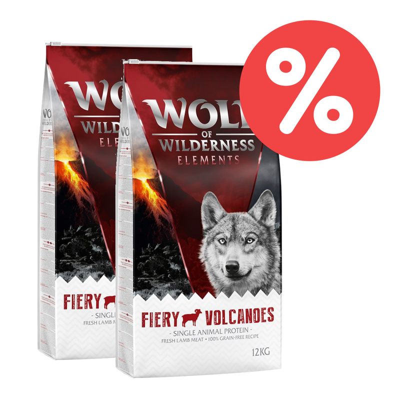 Sparpaket Wolf of Wilderness 'Elements' 2 x 12 kg