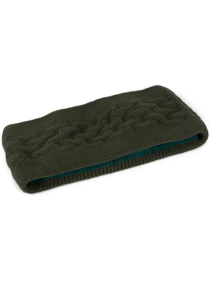 styleBREAKER Strick Stirnband in Oliv günstig kaufen onesize