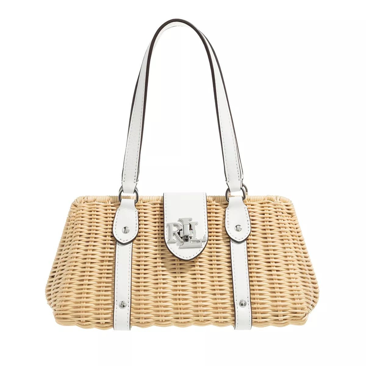 RALPH LAUREN Handtaschen weiss Korbtasche