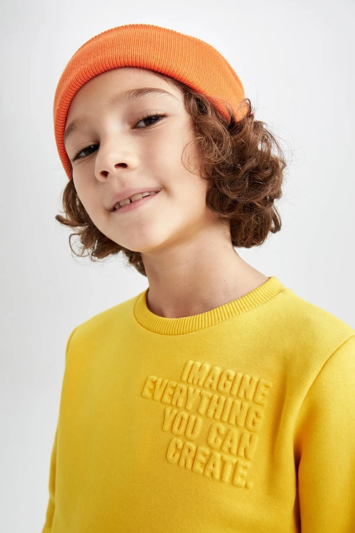 DeFacto  Jungen-Sweatshirt mit Rundhalsausschnitt