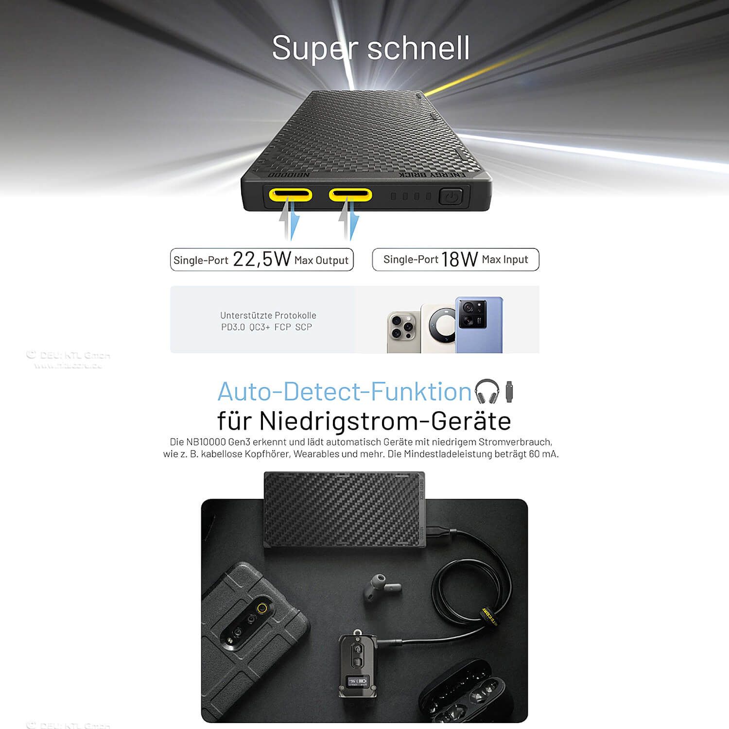 Powerbank NB10000 Gen3 - 10000mAh
