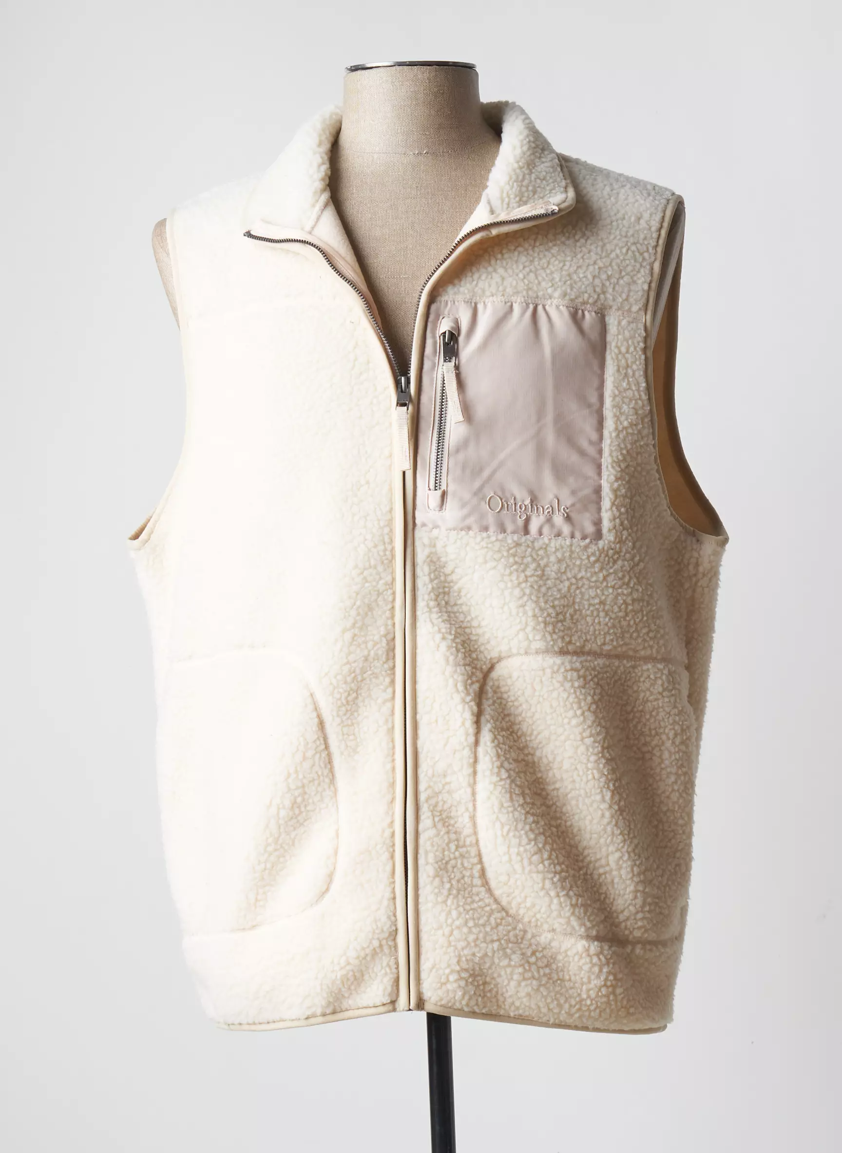 Jack Jones Gilet Homme couleur beige