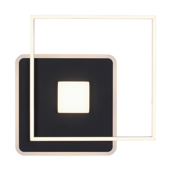 LED-Deckenleuchte Domino, eckig, 45 x 45 cm