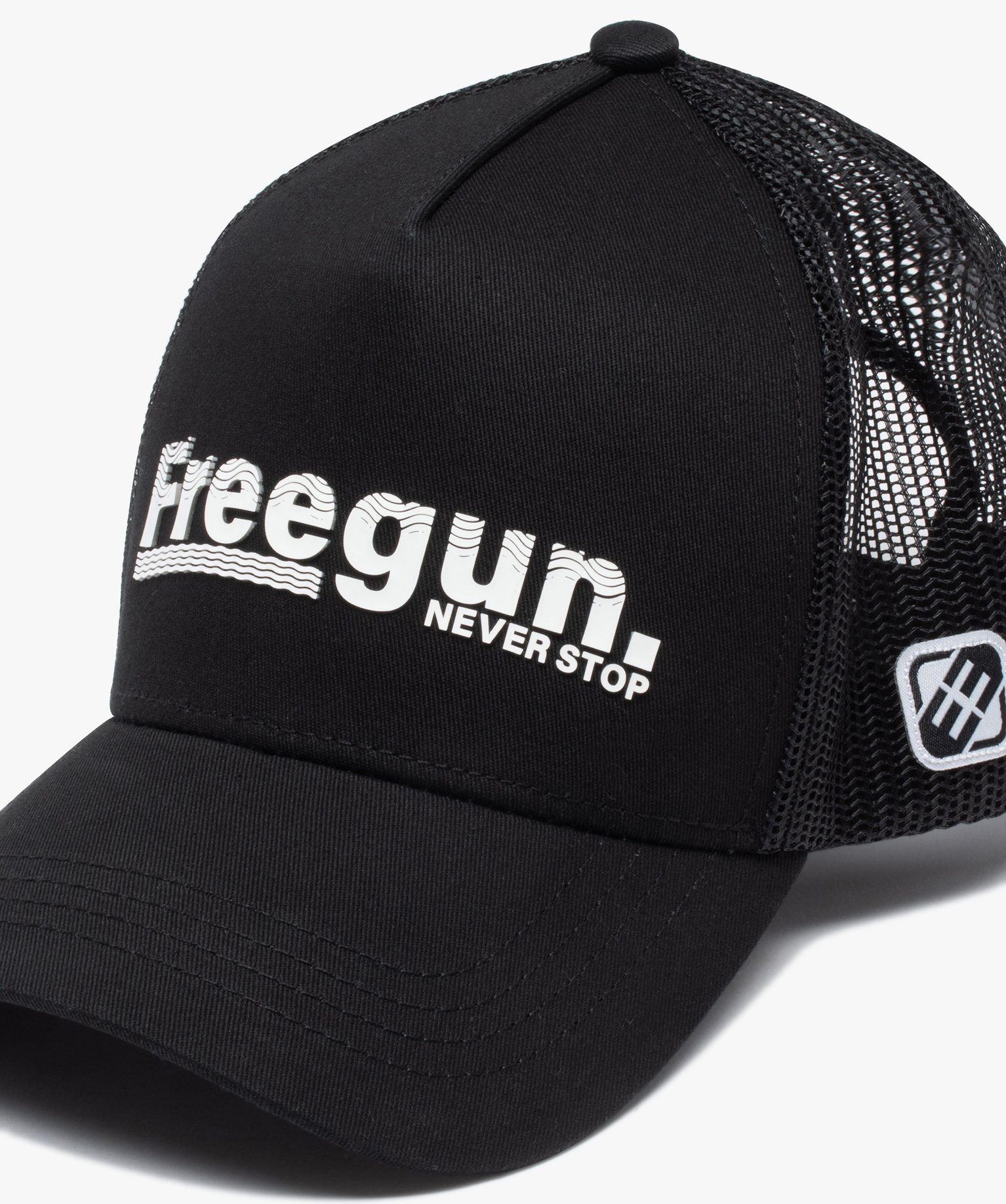 Casquette homme modèle trucker en filet - Freegun noir | GEMO