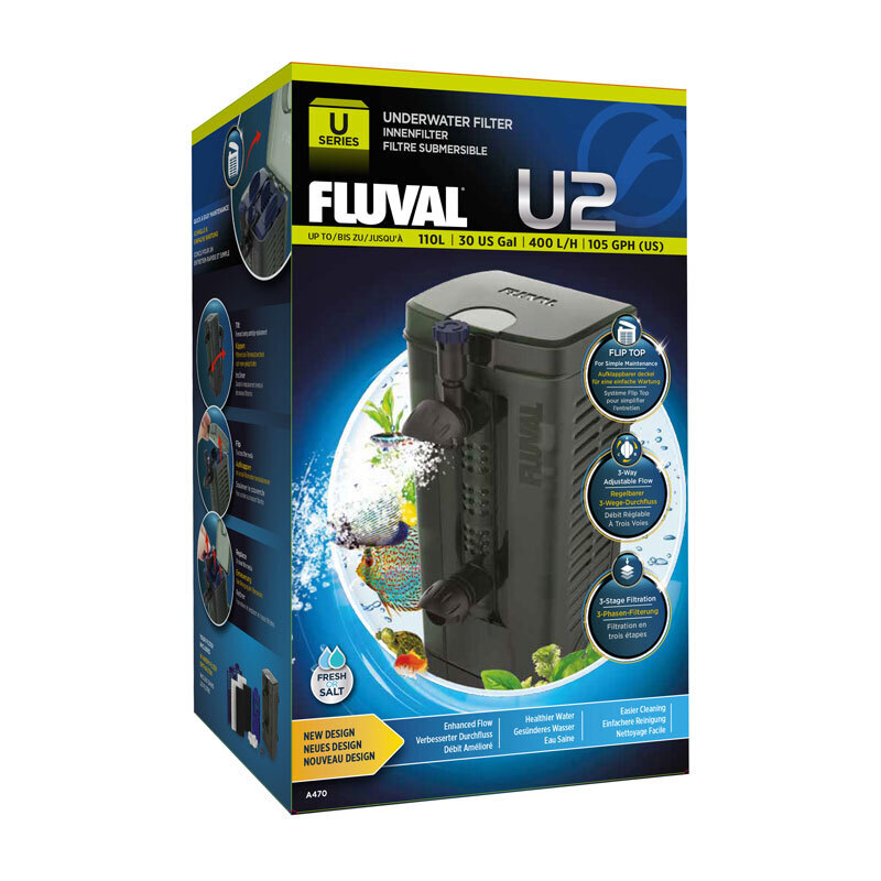 Fluval Filter Fluval U2 Innenfilter 45-110l