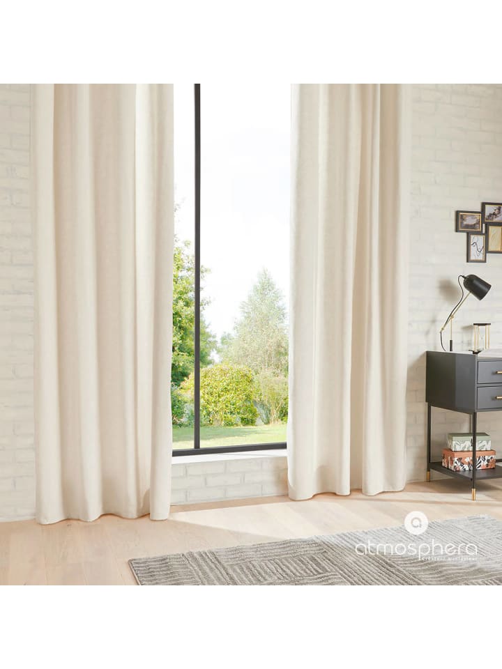Atmosphera Créateur d'intérieur Vorhang in beige günstig kaufen onesize