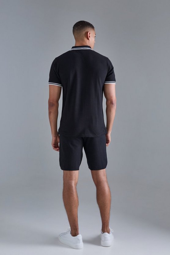 Slim-Fit Pique Poloshirt