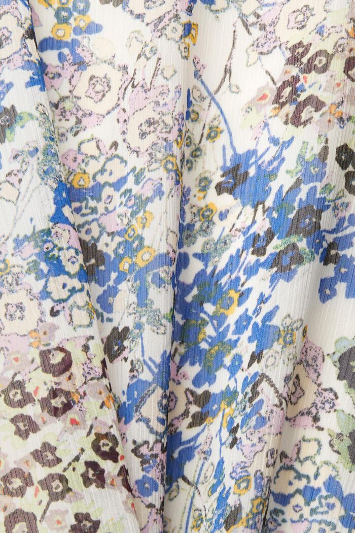 Crêpe-Kleid mit Millefleurs