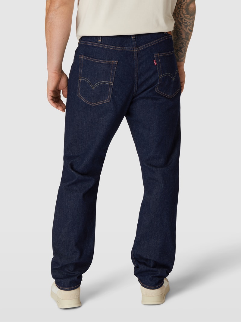 PLUS SIZE Jeans mit Label-Patch in jeans