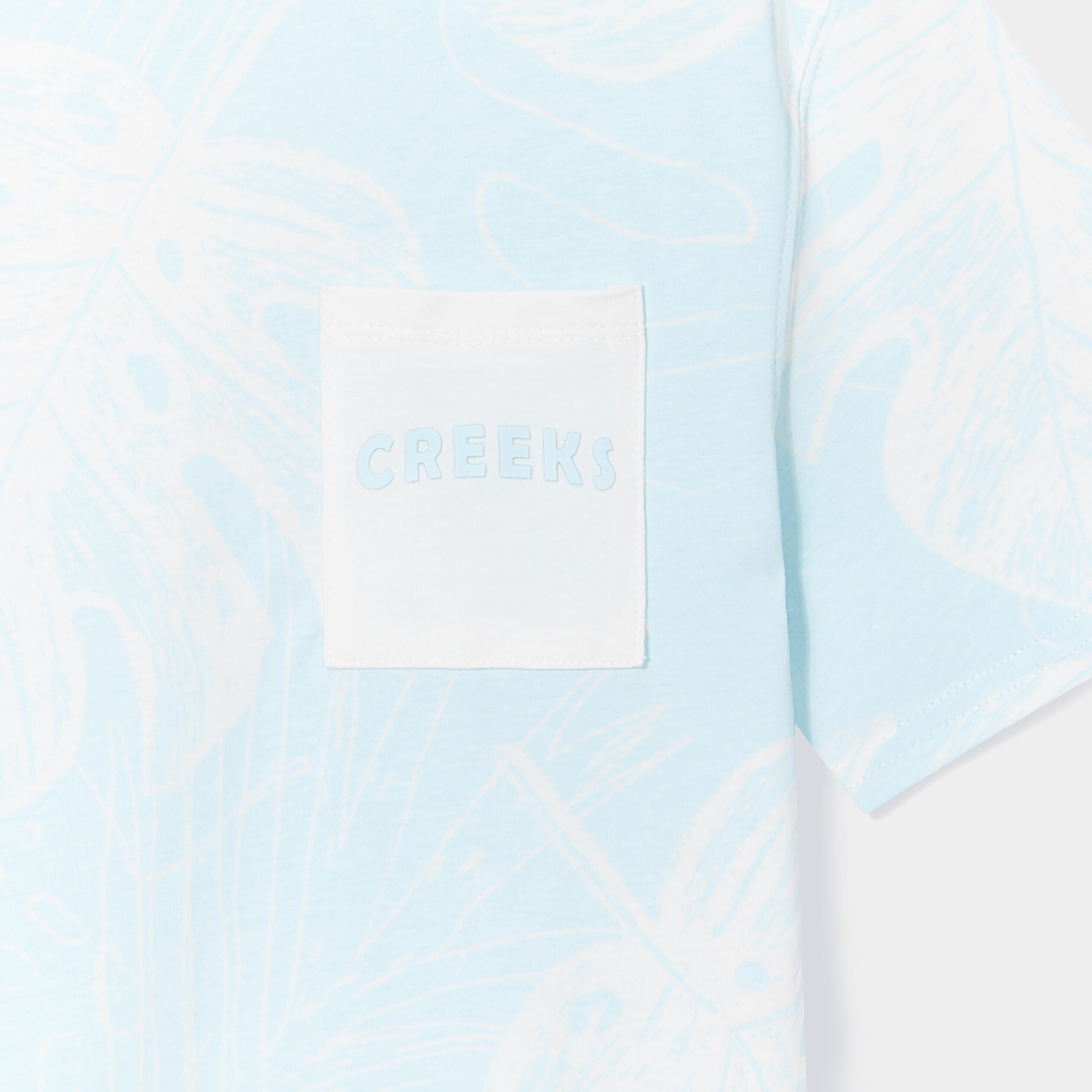 T-shirt manches courtes coton Creeks ecru garçon | La Halle