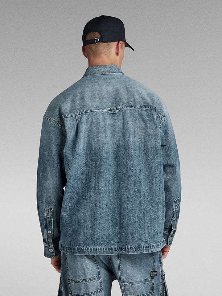 G-Star Jeansjacke in Blau günstig kaufen