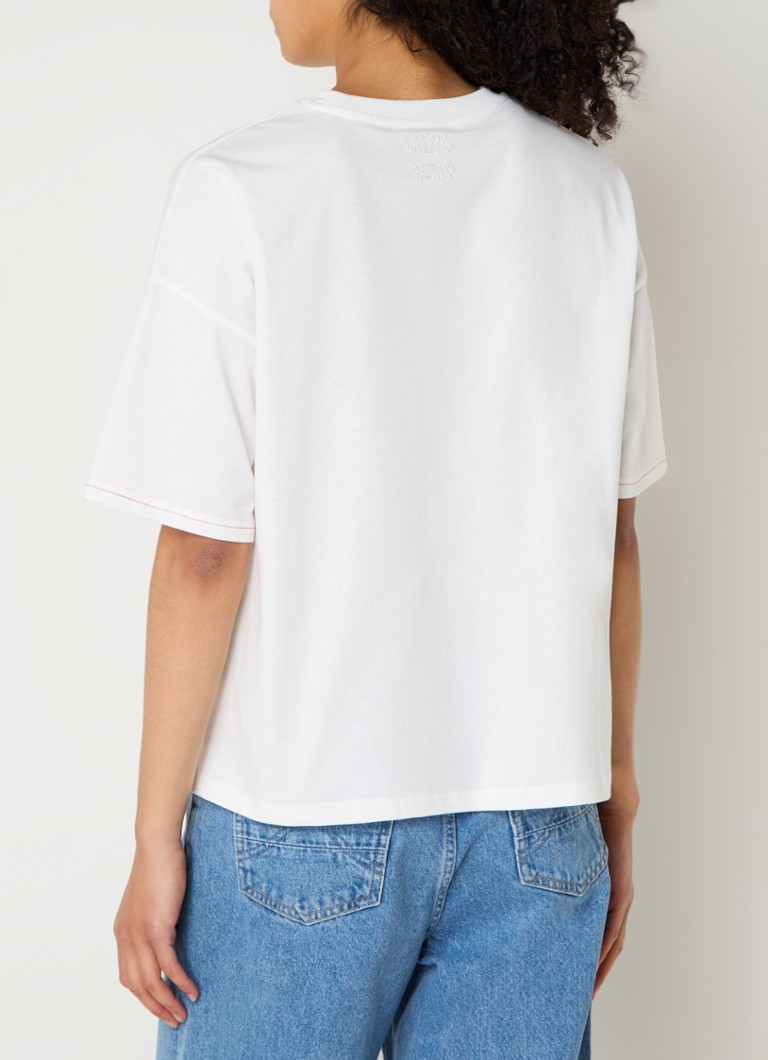 Tricou cu imprimeul „Sardine Never Fully Dressed”