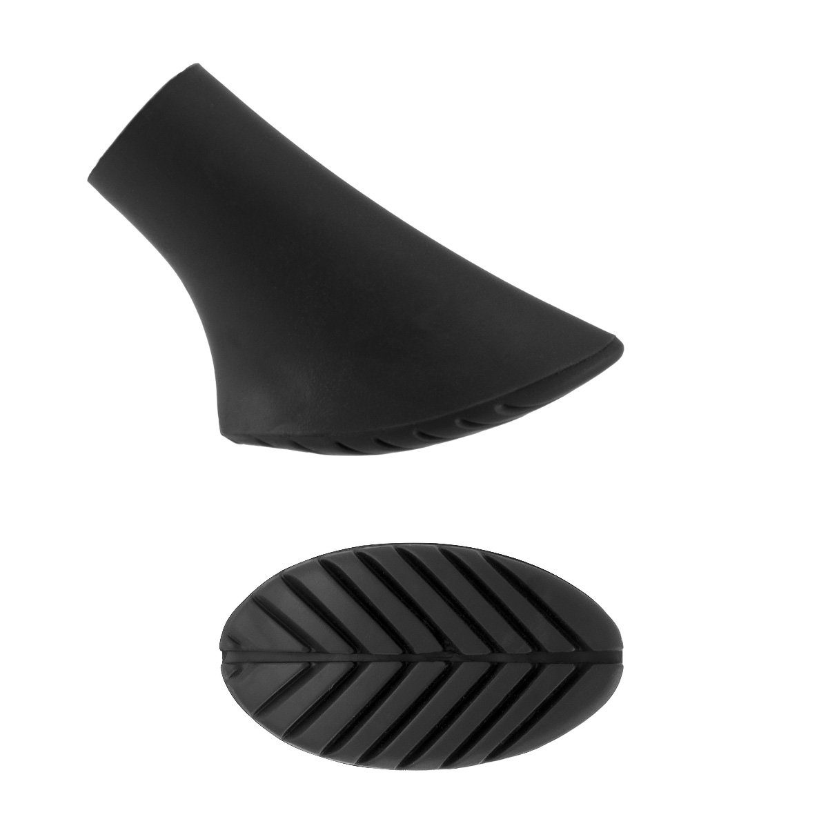MidGard Nordic-Walking-Stöcke MidGard Nordic Walking Ersatzpads - Gummipuffer für Asphalt (2 St)