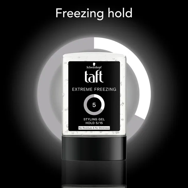 Taft Extreme Freezing gel na vlasy Level 5 300ml