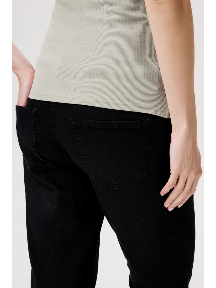 Noppies Slim Umstandsjeans Mila 7/8 in Black Dark Wash günstig kaufen