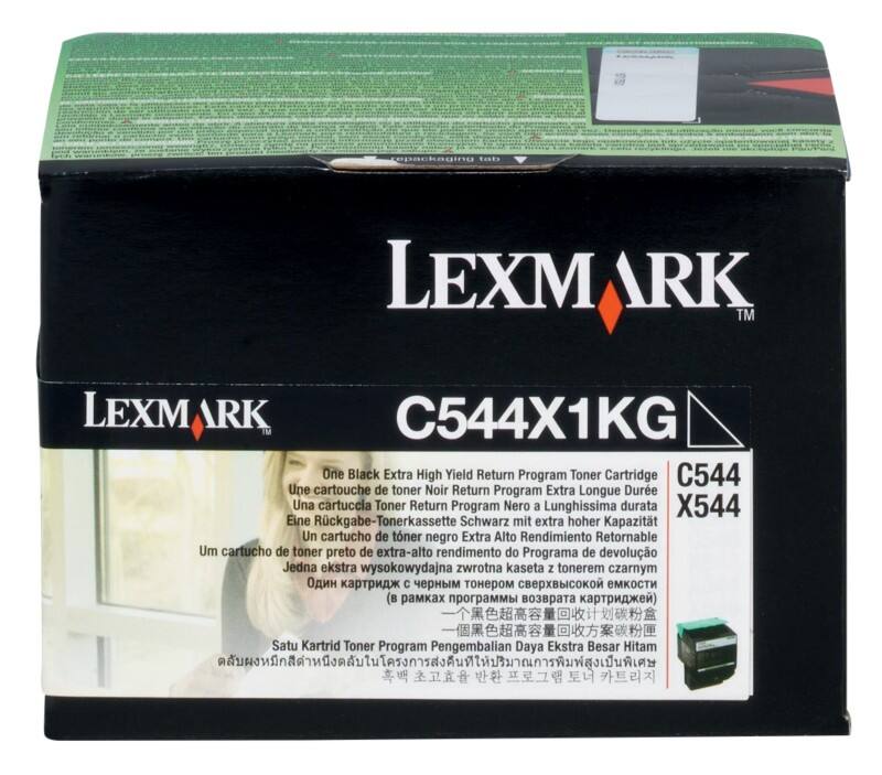 Lexmark C544X1KG Original Tonerkartusche Schwarz