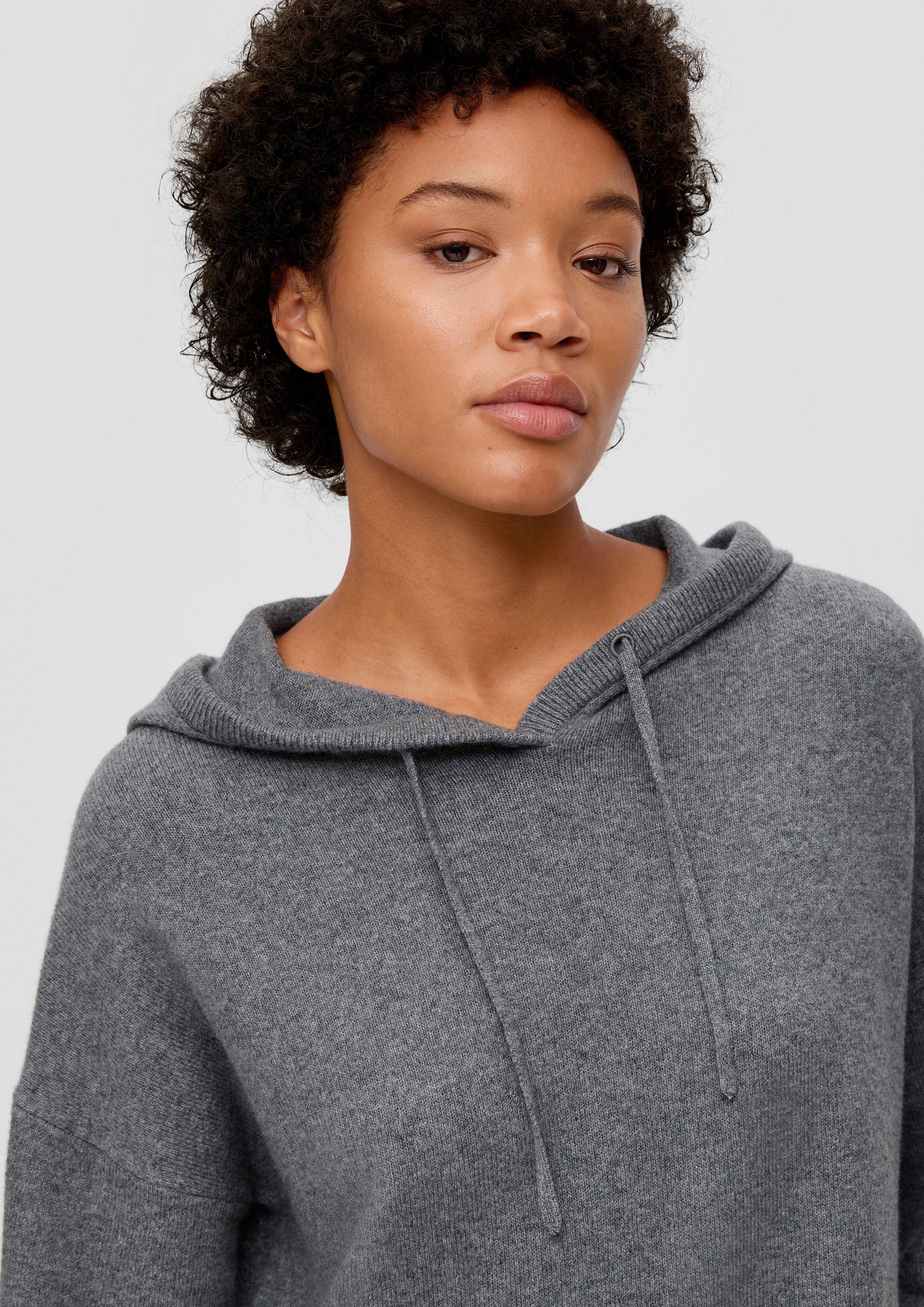 Strickpullover mit verlängertem Rückensaum  2141802-9730