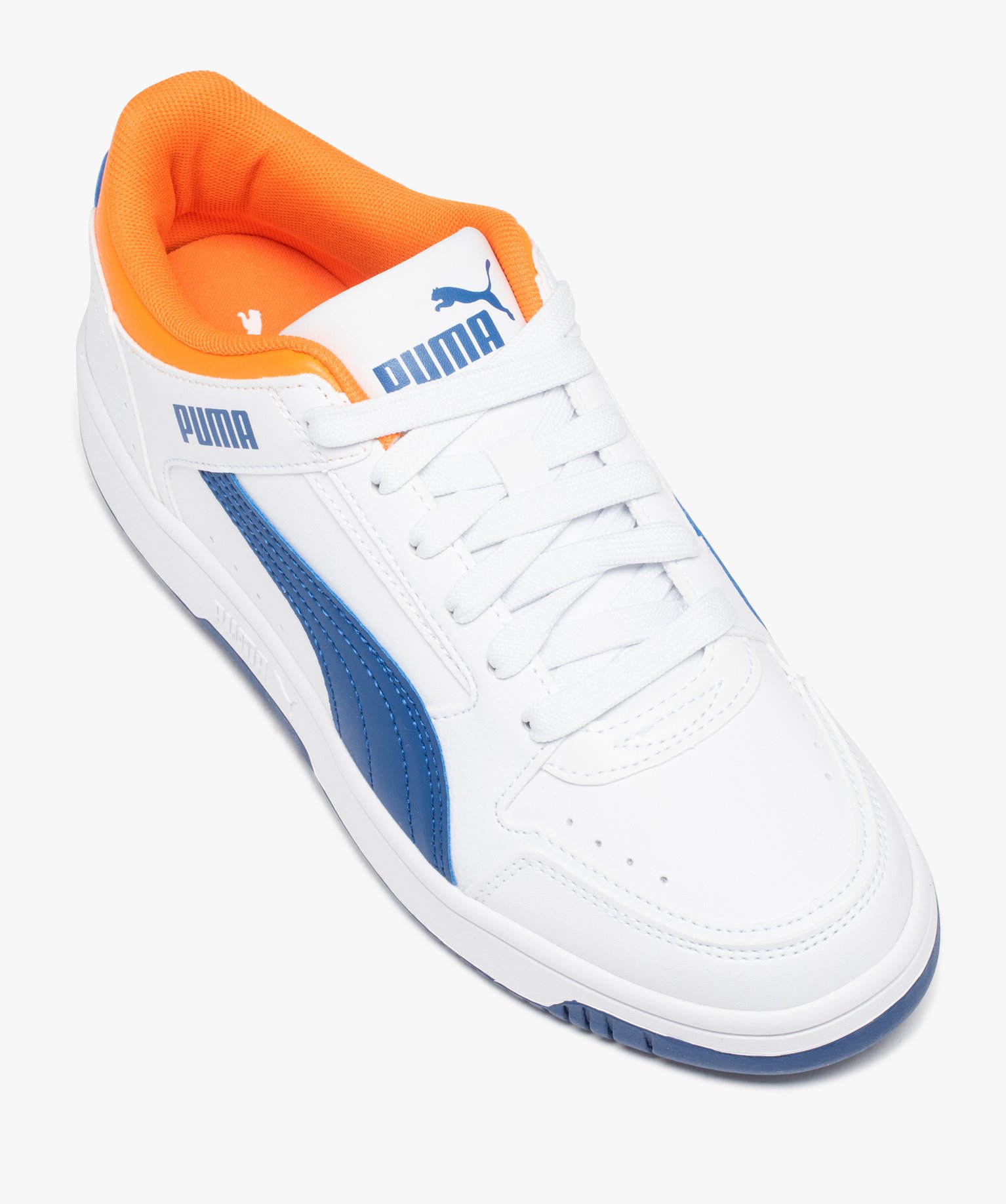 Baskets Garçon multicolore à semelle amortissante - Puma blanc | GEMO