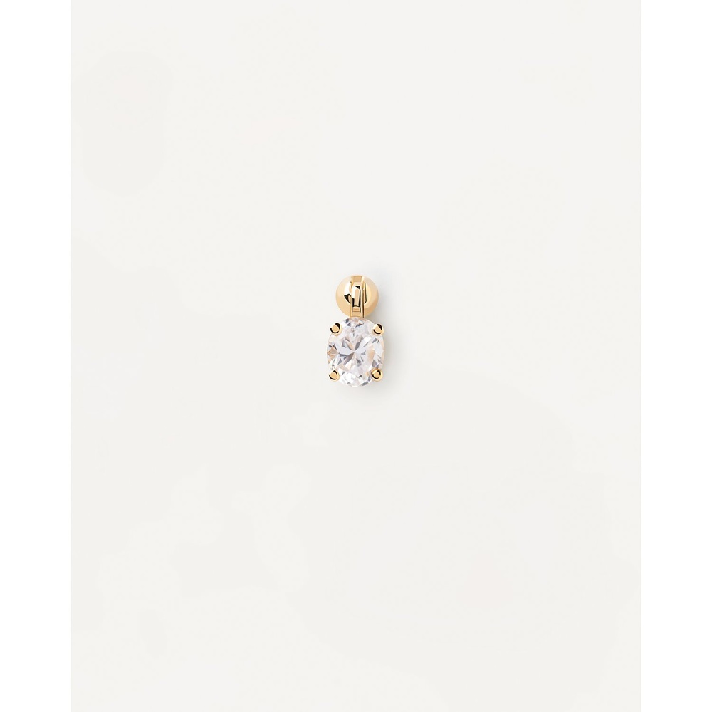 P D Paola Boucle d'oreille unique 925 Argent Boucles d'oreilles