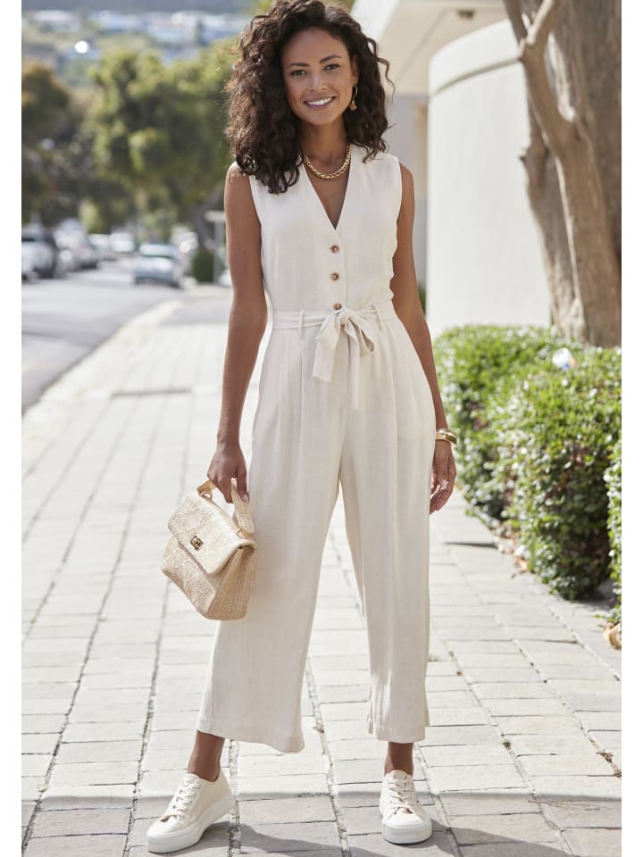 LASCANA Overall in sand günstig kaufen