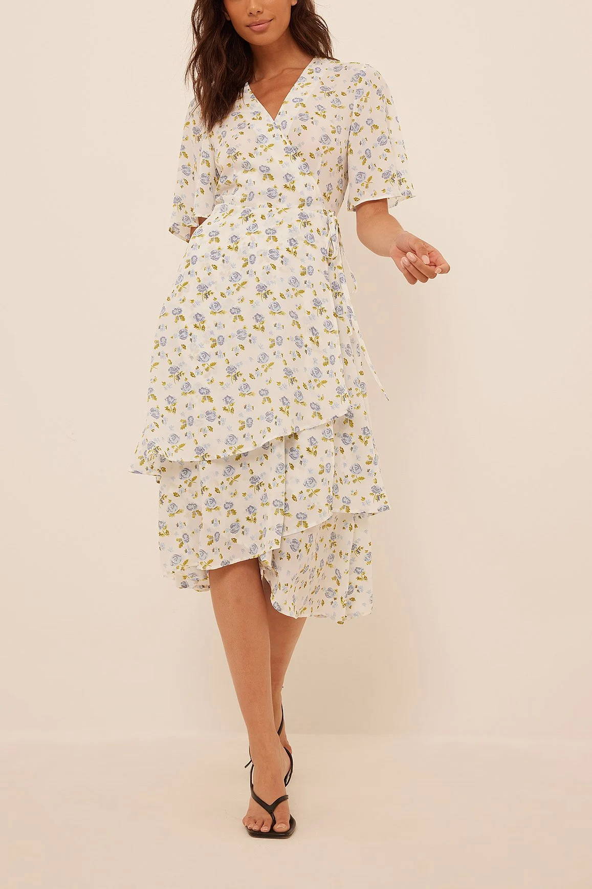 Chiffon Midikleid