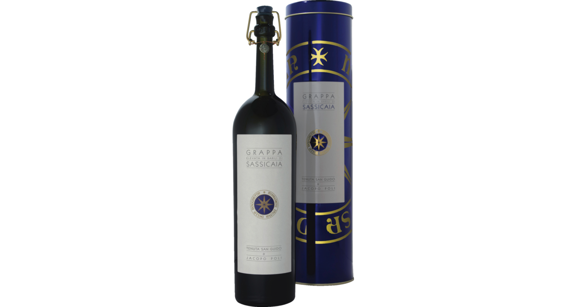 Grappa Elevata in Barili di Sassicaia